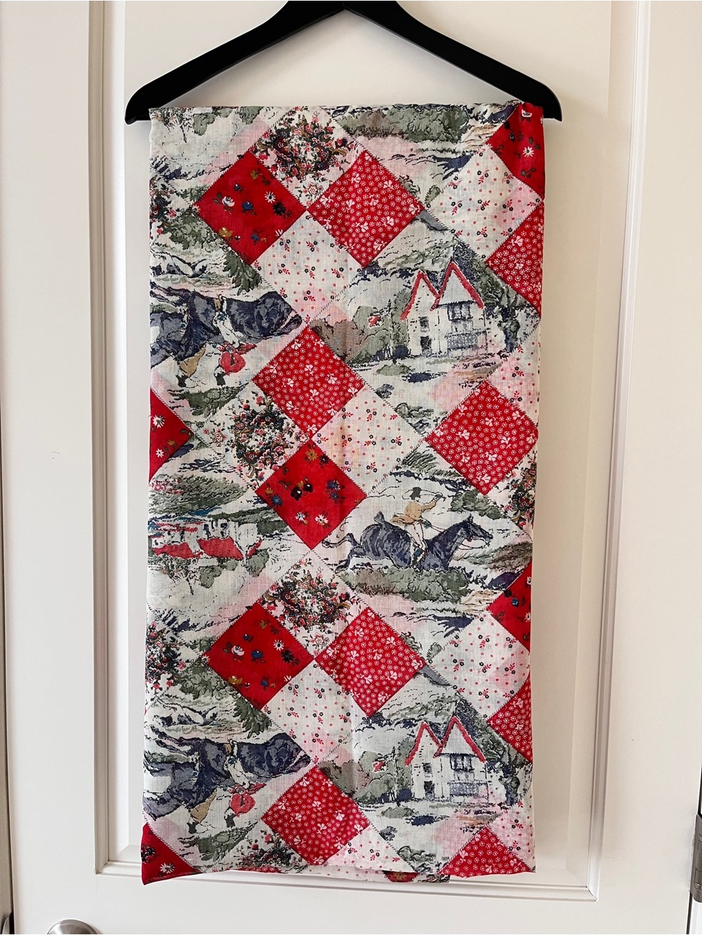 Fabric | Deadstock | Equestrian | Patchwork | 5.5 mtr Continuous | Cottagecore